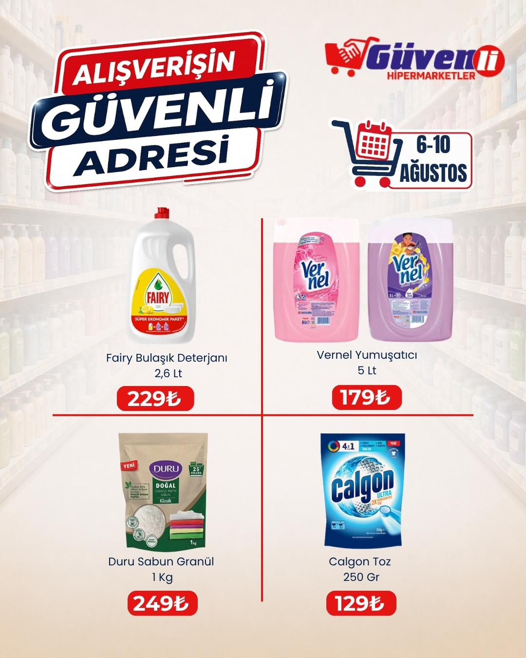 6-10 Ağustos İndirimleri