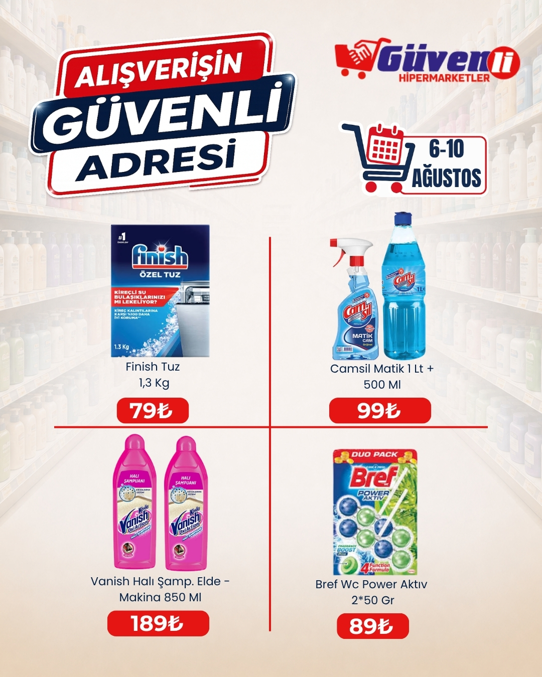 6-10 Ağustos İndirimleri