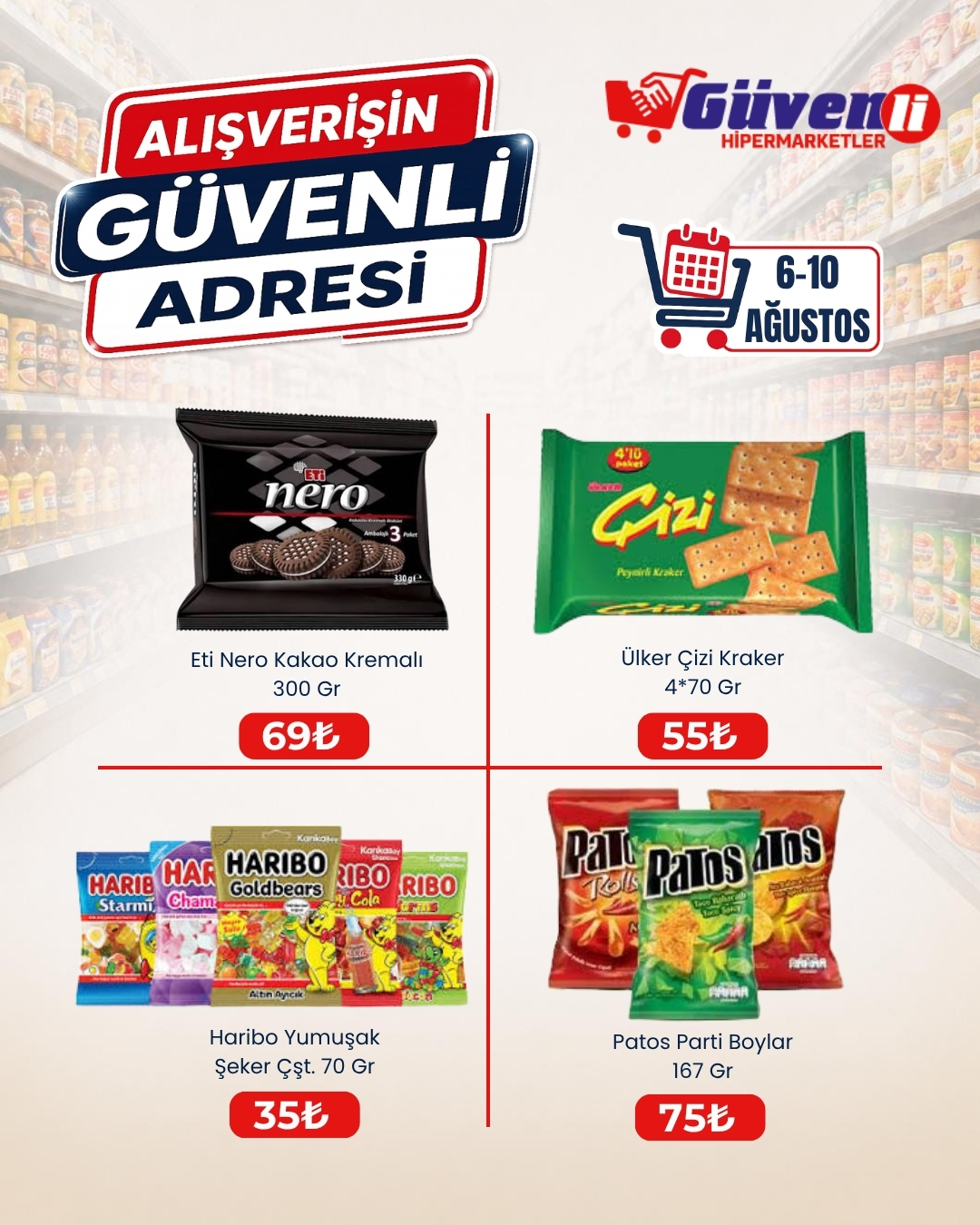 6-10 Ağustos İndirimleri