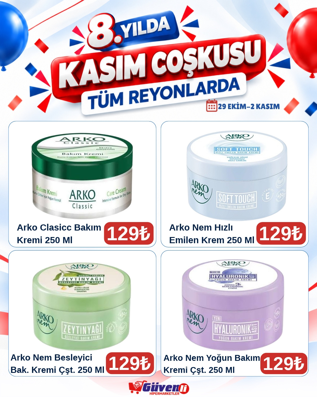 8. Yılımıza Özel Kasım İndirimleri!