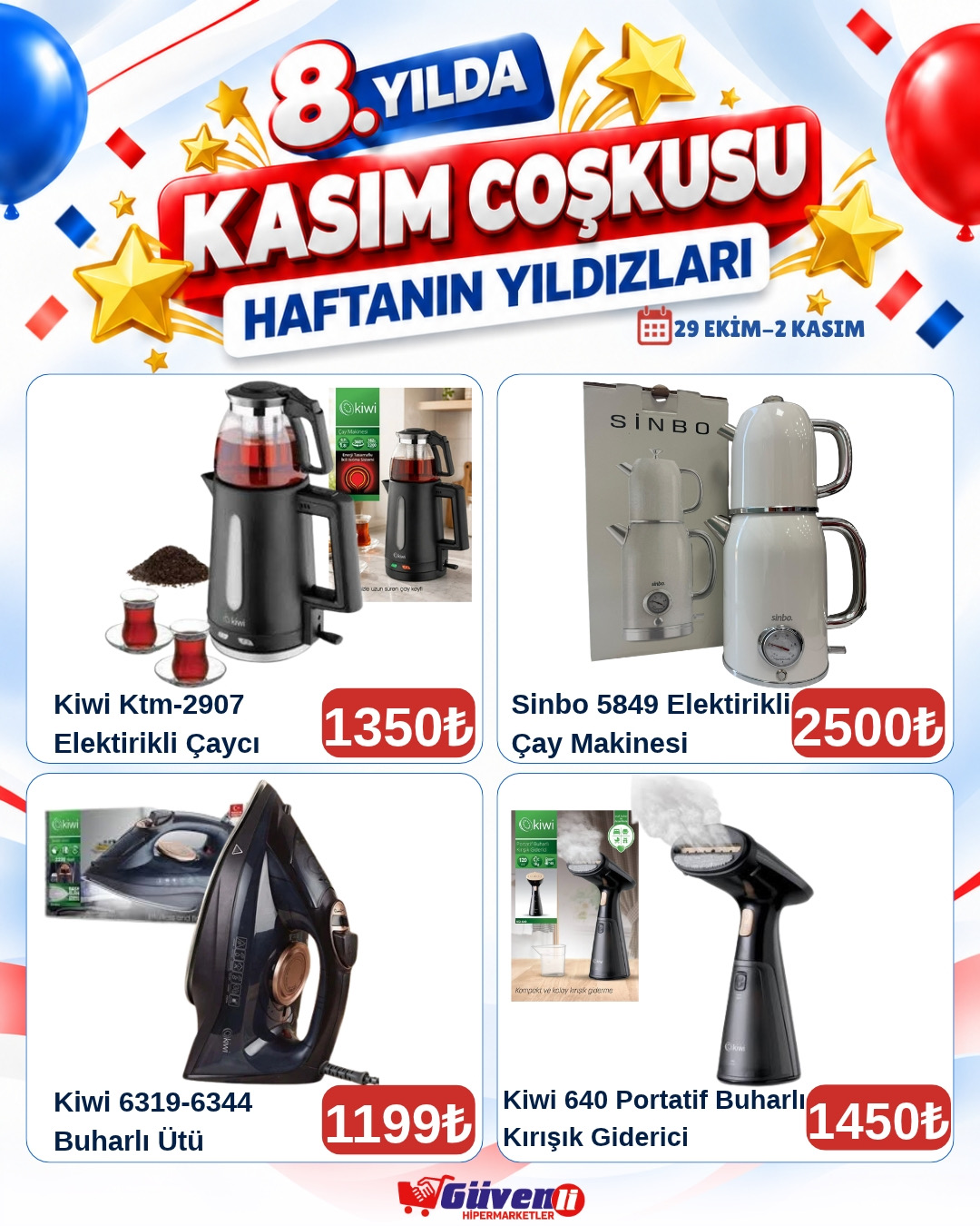 8. Yıl Coşkusu Her Reyonda